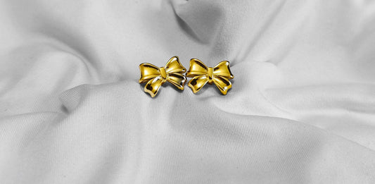 Pretty Anti tarnish Gold Plated Stud earrings